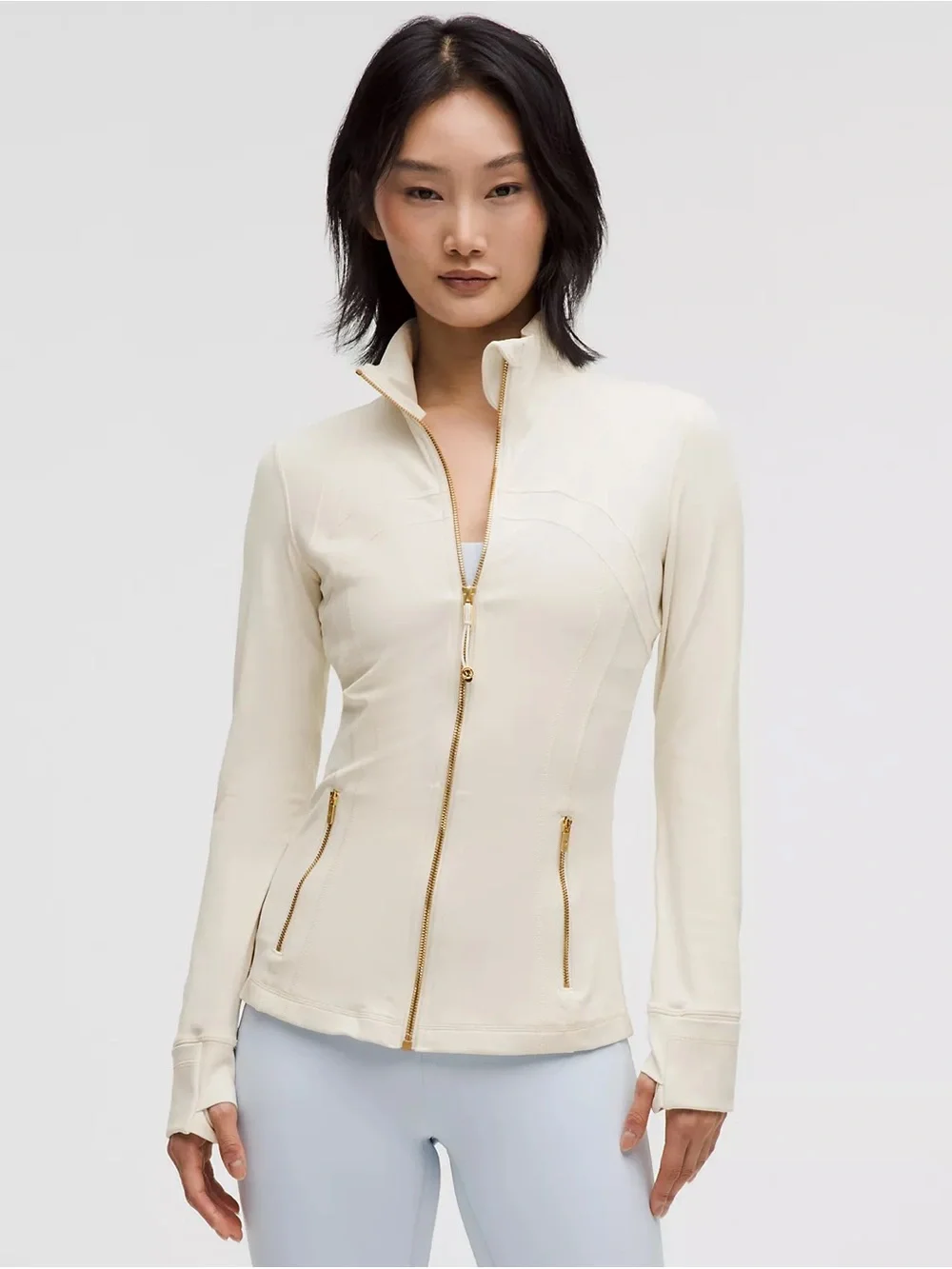 lululemon athletica Cream Full-Zip Women's Jacket